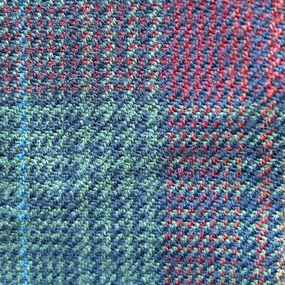 Vintage Eddie Bauer wrap tartan plaid skirt lined - Picture 4 of 5